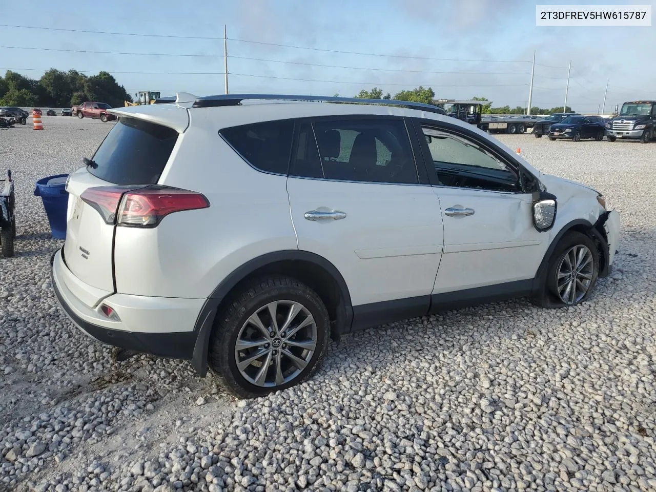 2017 Toyota Rav4 Limited VIN: 2T3DFREV5HW615787 Lot: 64641714