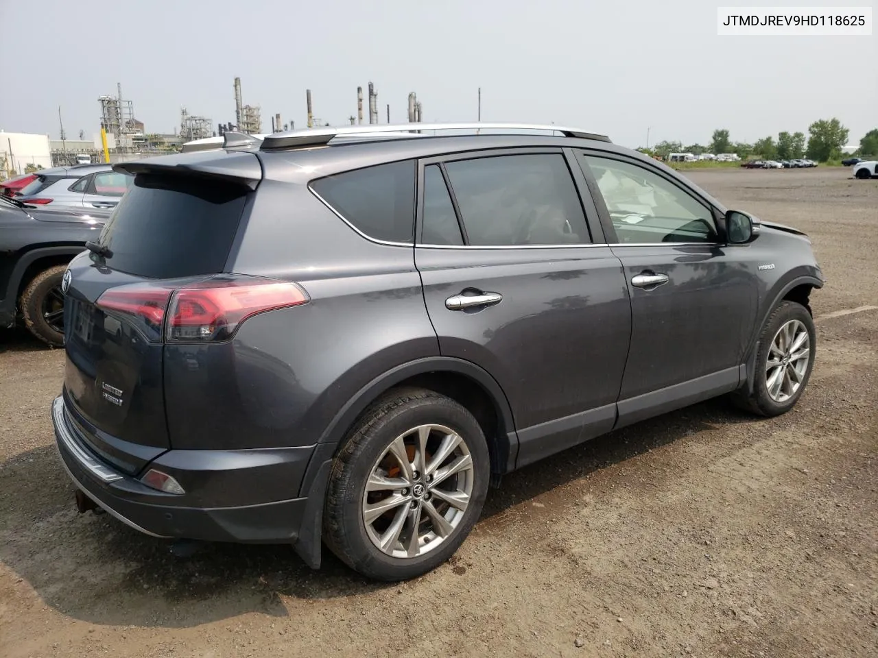 2017 Toyota Rav4 Hv Limited VIN: JTMDJREV9HD118625 Lot: 65183534