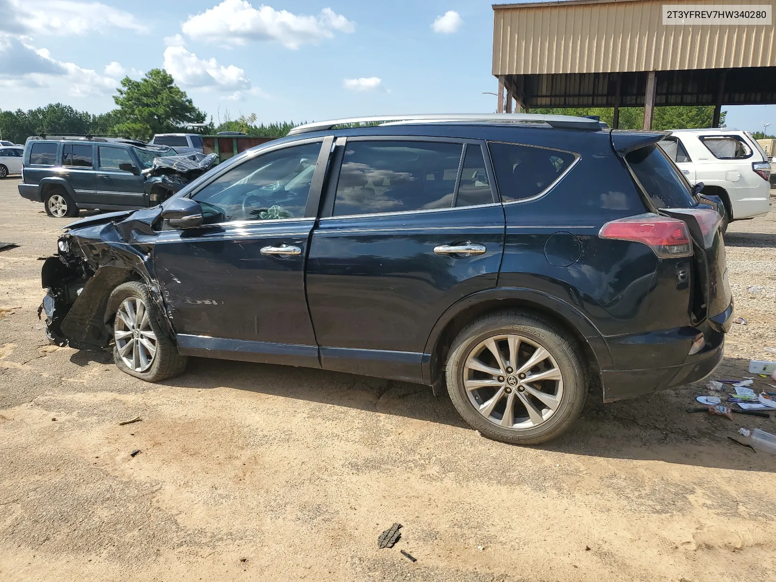 2017 Toyota Rav4 Limited VIN: 2T3YFREV7HW340280 Lot: 65221324