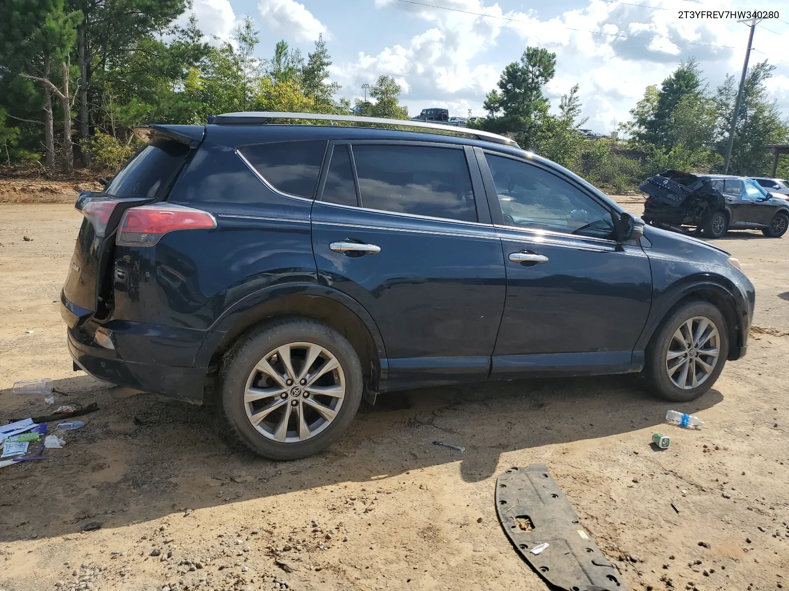 2017 Toyota Rav4 Limited VIN: 2T3YFREV7HW340280 Lot: 65221324