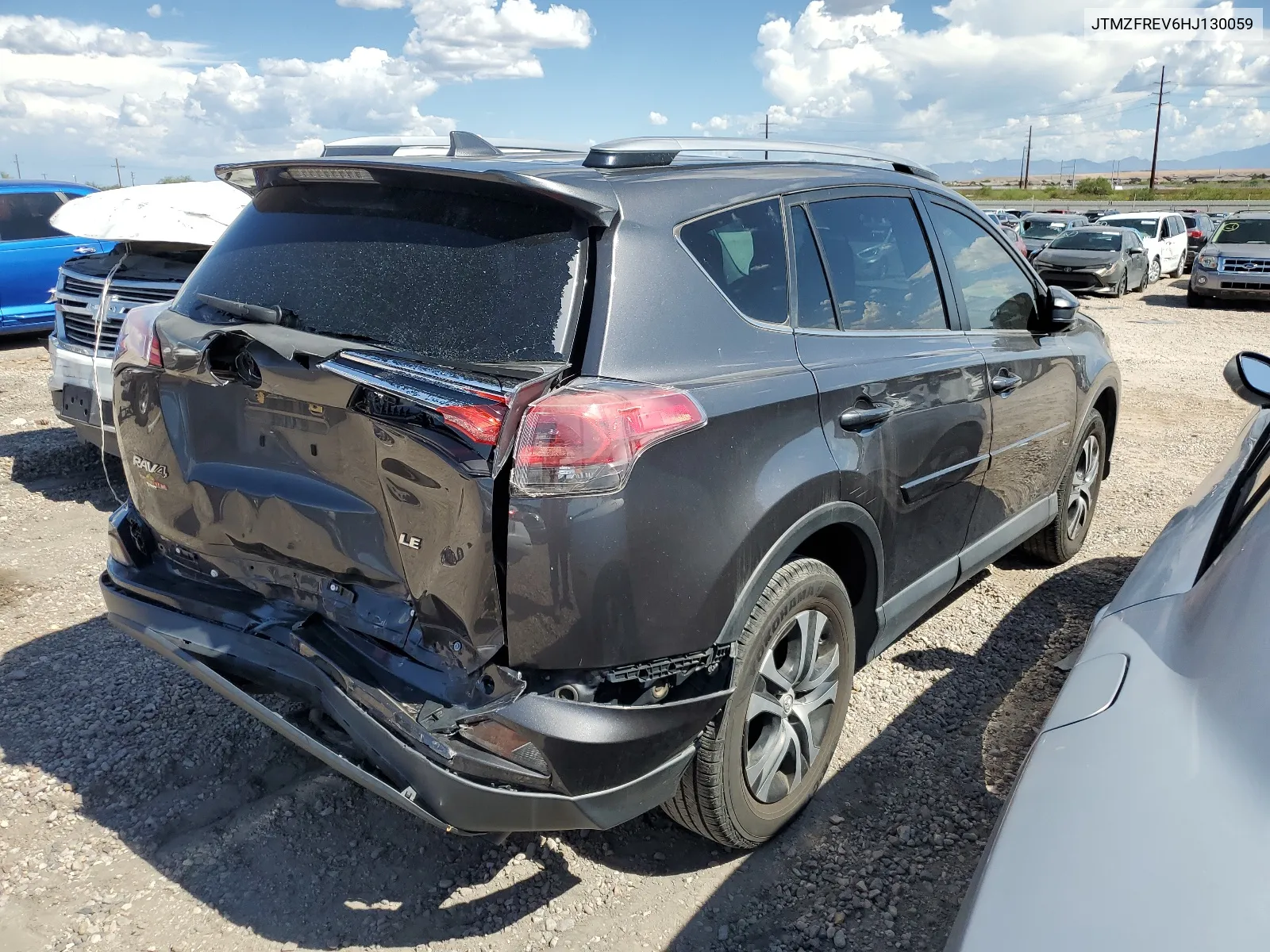 JTMZFREV6HJ130059 2017 Toyota Rav4 Le