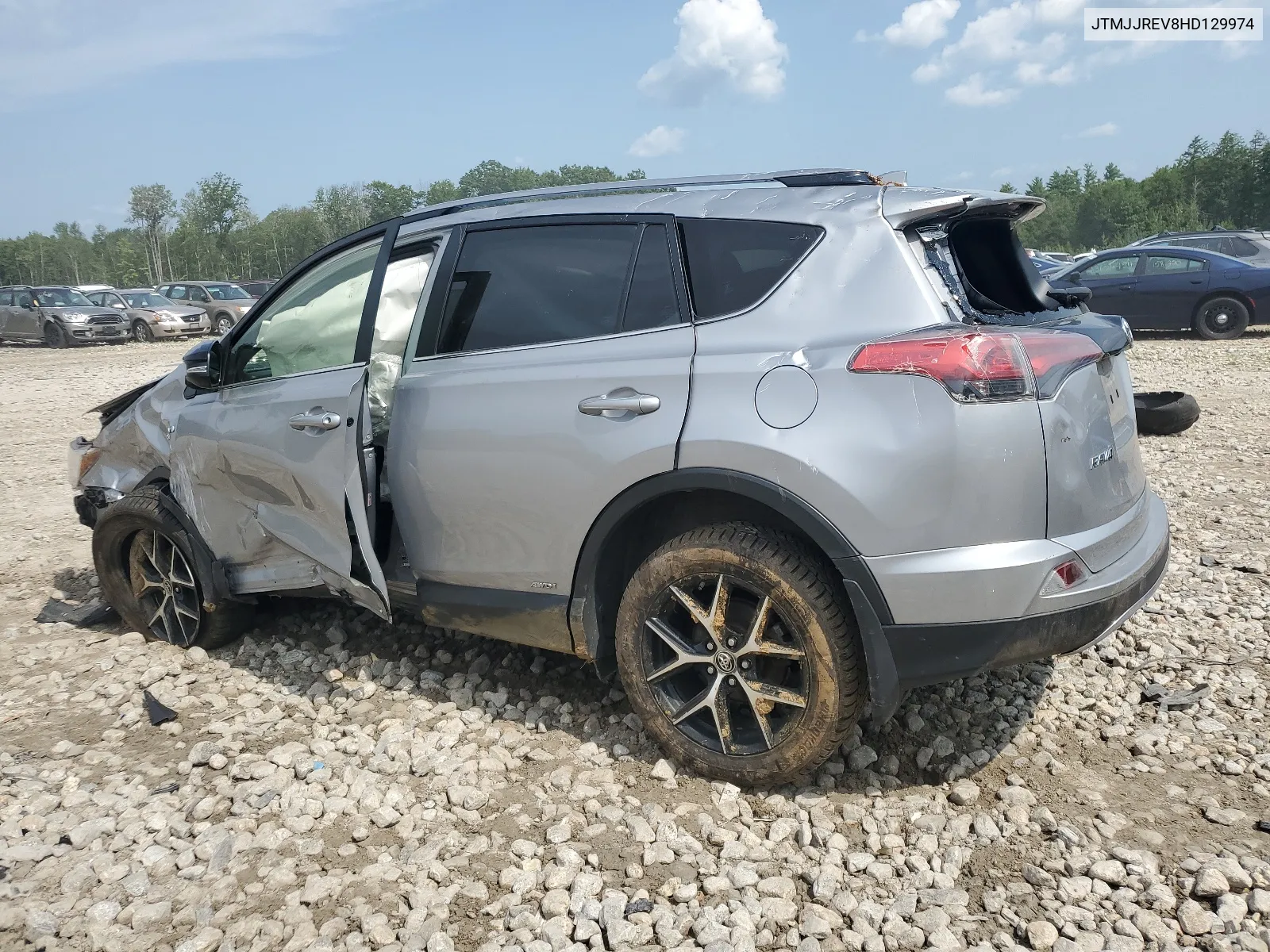 2017 Toyota Rav4 Hv Se VIN: JTMJJREV8HD129974 Lot: 65661374