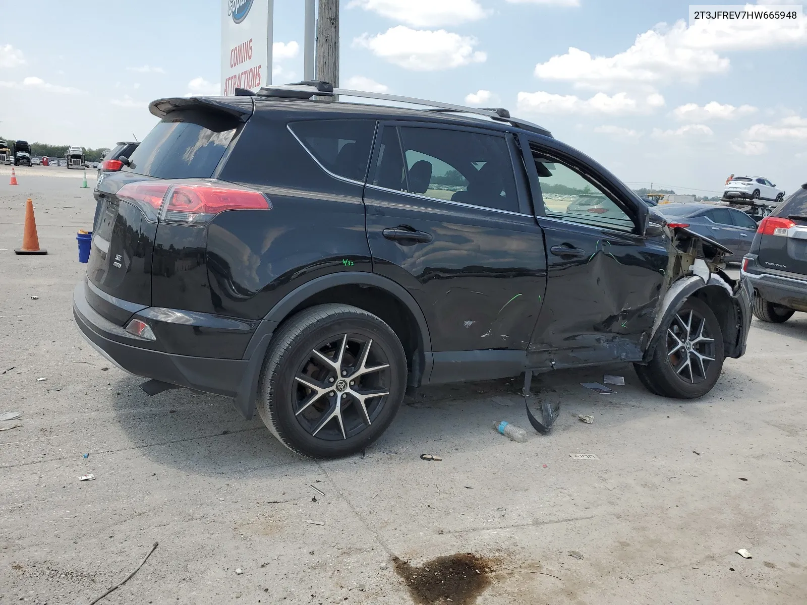 2017 Toyota Rav4 Se VIN: 2T3JFREV7HW665948 Lot: 65764544