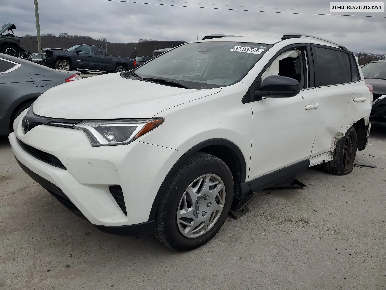 2017 Toyota Rav4 Le VIN: JTMBFREVXHJ124394 Lot: 65845884