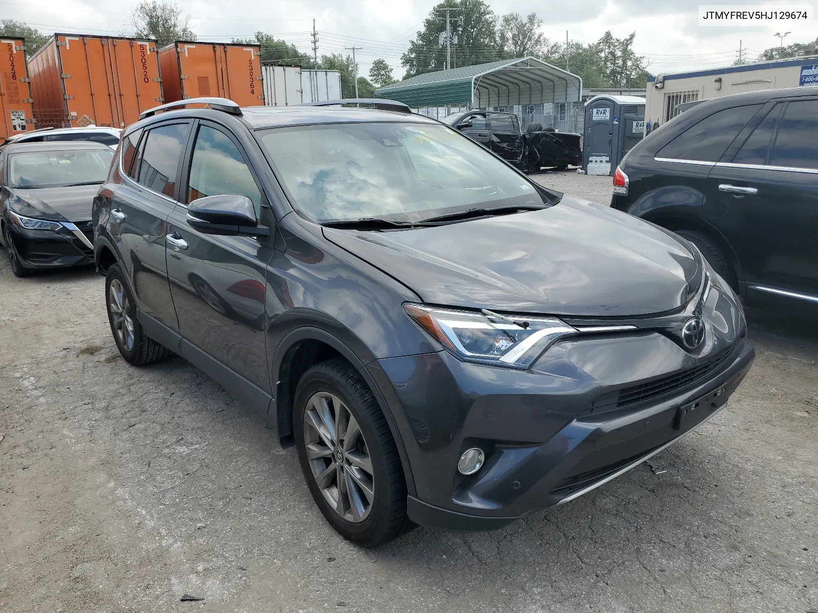 JTMYFREV5HJ129674 2017 Toyota Rav4 Limited