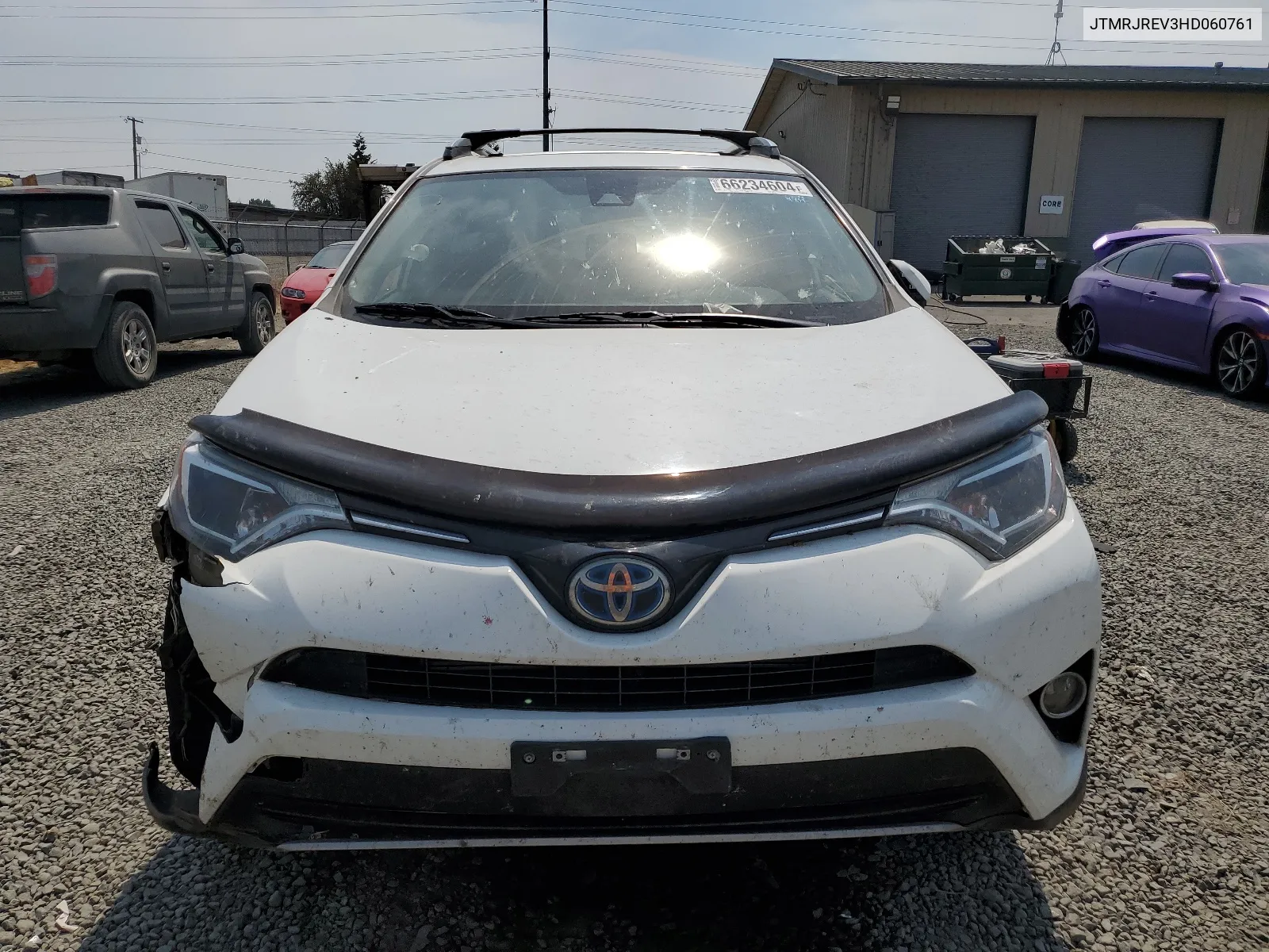 2017 Toyota Rav4 Hv Le VIN: JTMRJREV3HD060761 Lot: 66234604