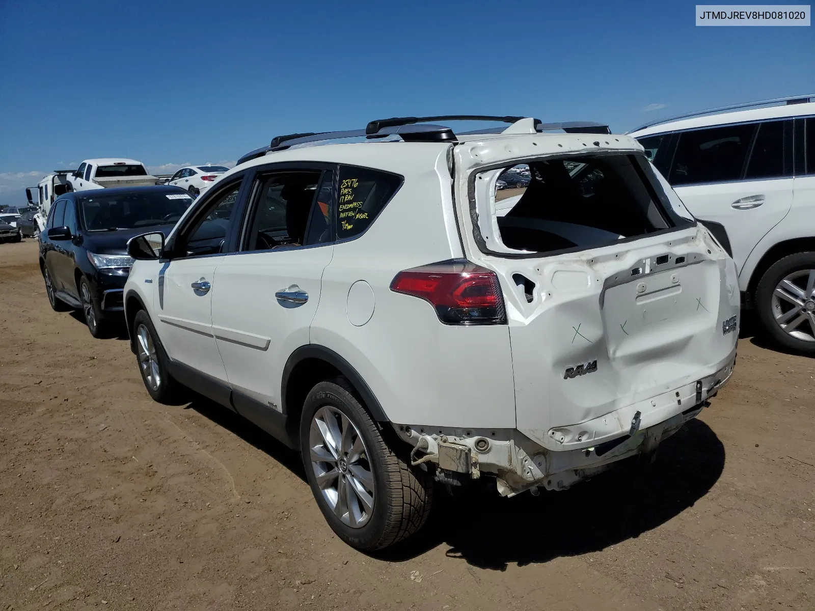 2017 Toyota Rav4 Hv Limited VIN: JTMDJREV8HD081020 Lot: 66429314