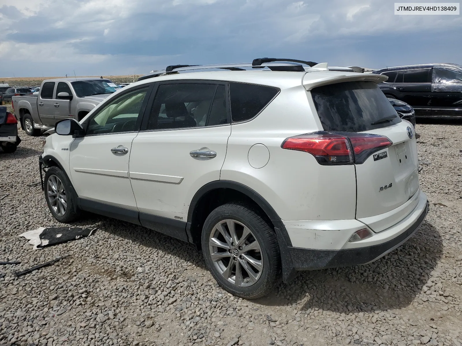 2017 Toyota Rav4 Hv Limited VIN: JTMDJREV4HD138409 Lot: 66687774