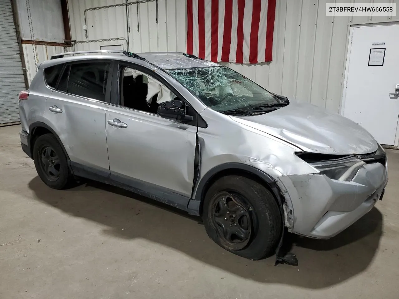 2017 Toyota Rav4 Le VIN: 2T3BFREV4HW666558 Lot: 66749444