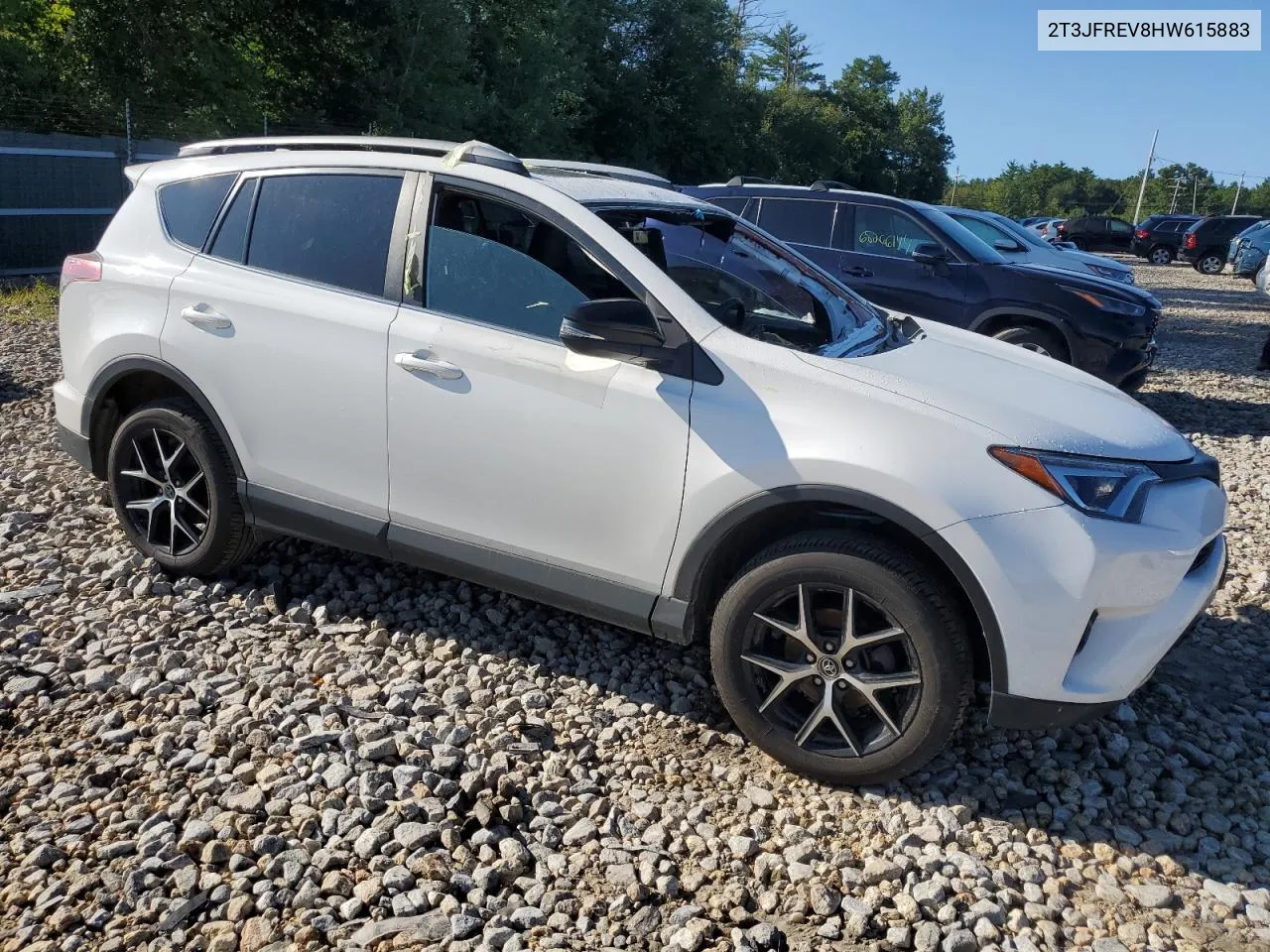 2017 Toyota Rav4 Se VIN: 2T3JFREV8HW615883 Lot: 66770424