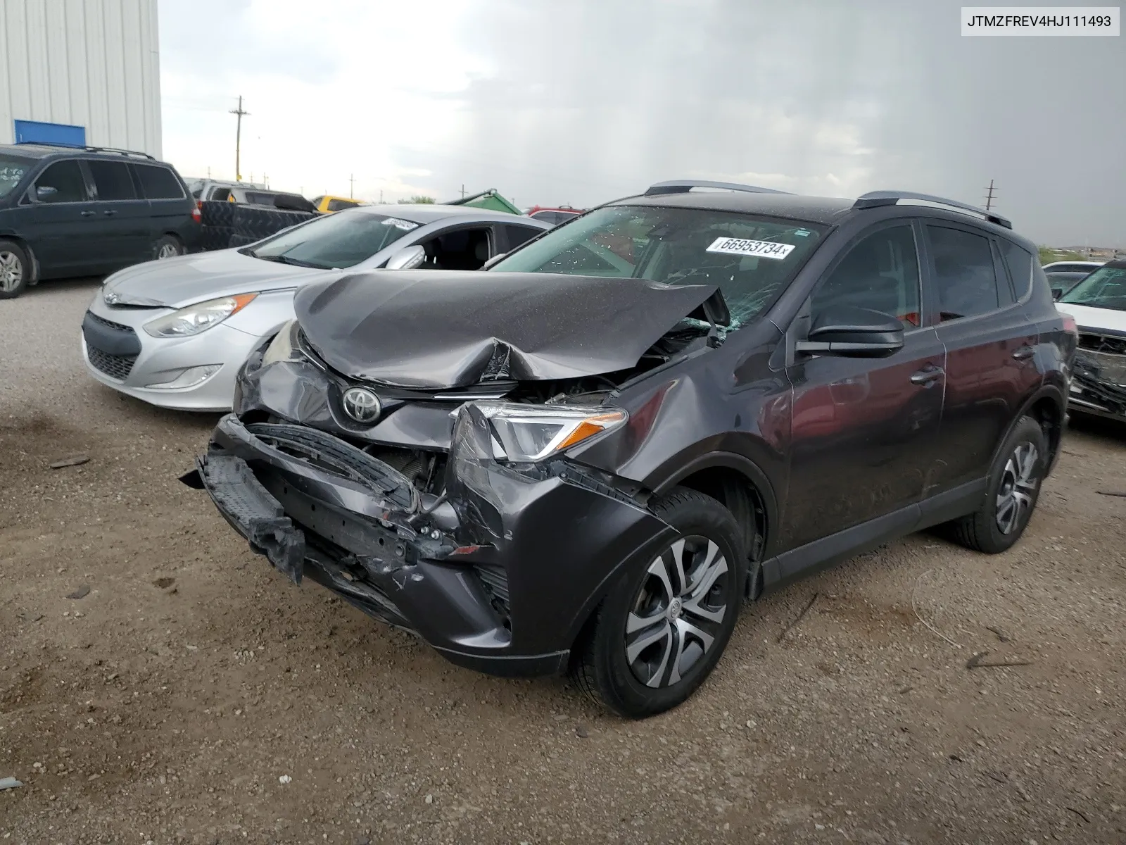 2017 Toyota Rav4 Le VIN: JTMZFREV4HJ111493 Lot: 66953734