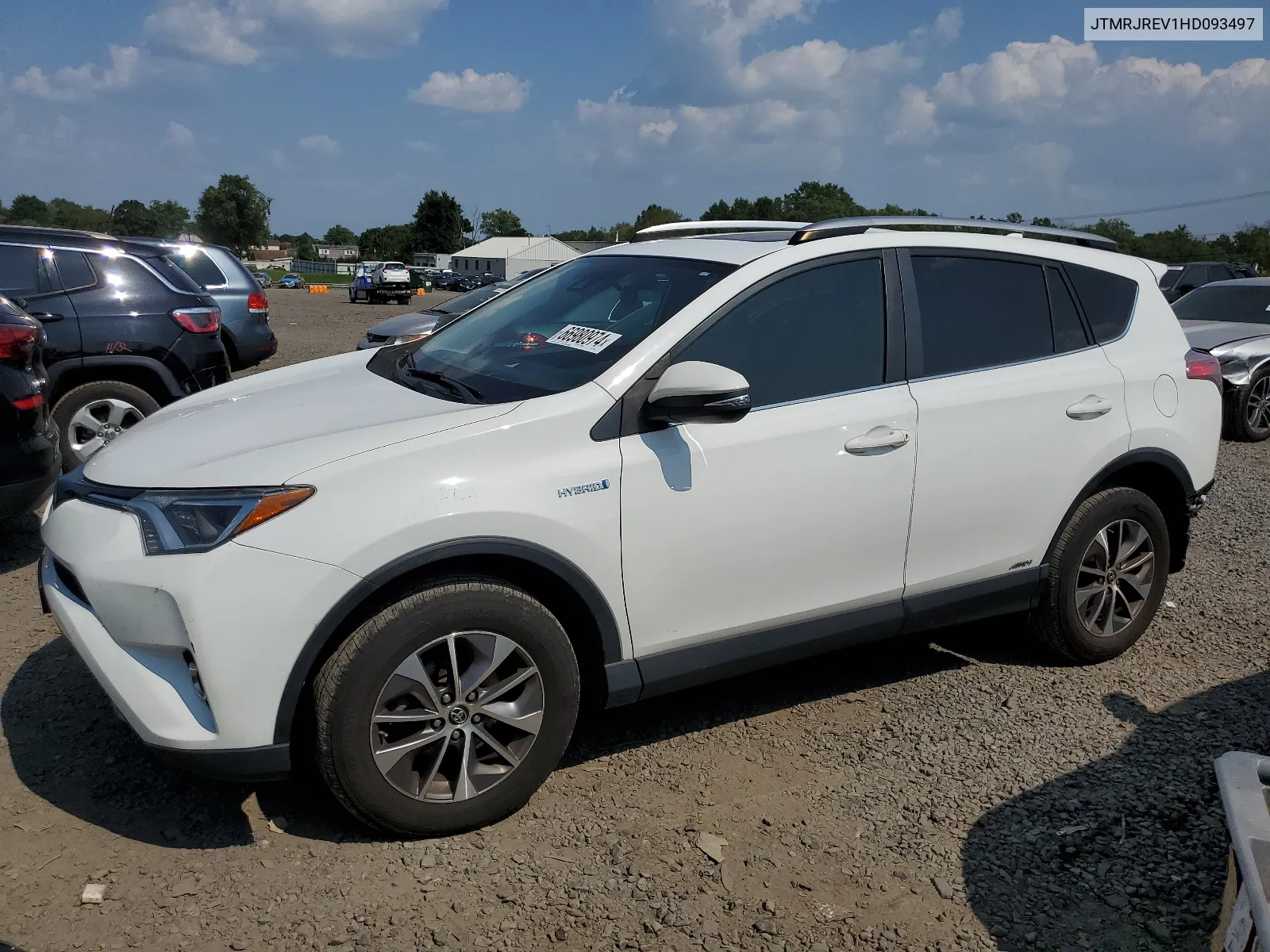 2017 Toyota Rav4 Hv Le VIN: JTMRJREV1HD093497 Lot: 66980974