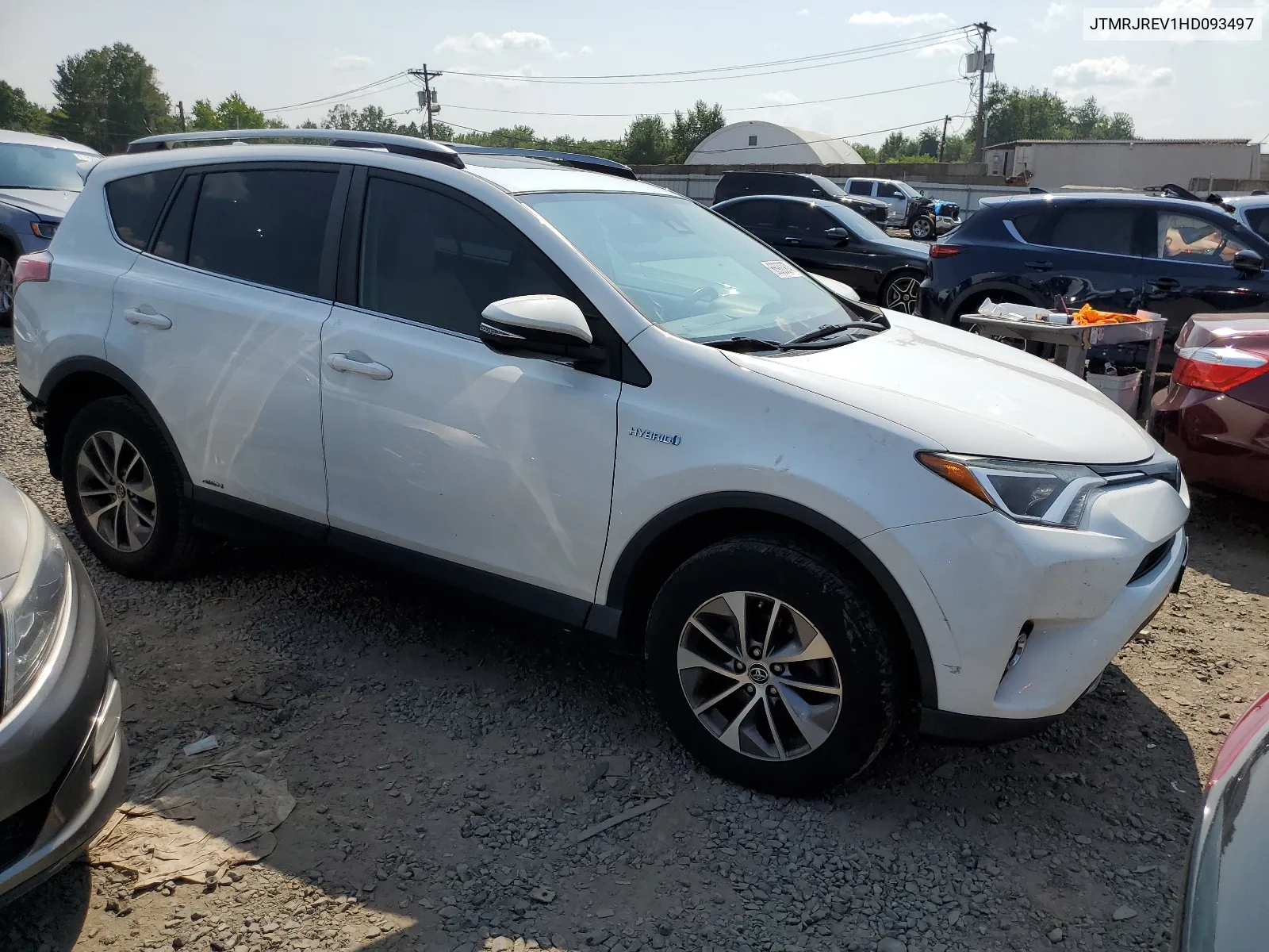 2017 Toyota Rav4 Hv Le VIN: JTMRJREV1HD093497 Lot: 66980974