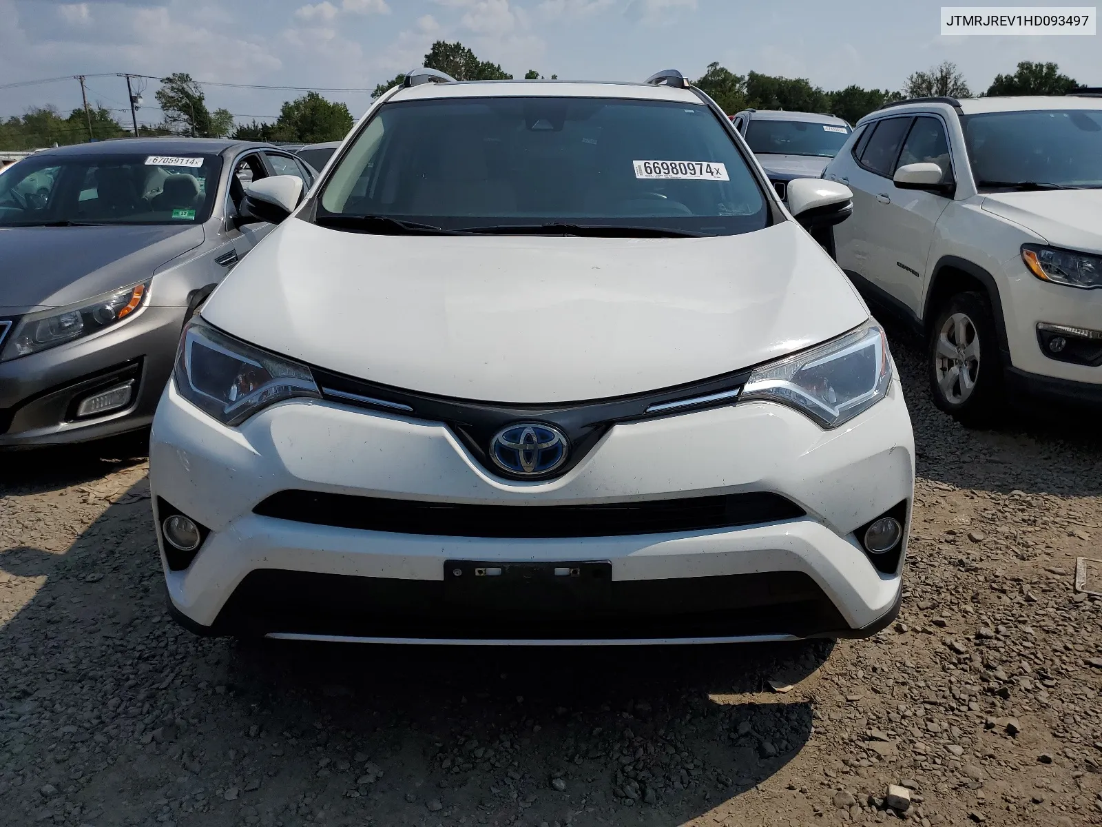 2017 Toyota Rav4 Hv Le VIN: JTMRJREV1HD093497 Lot: 66980974