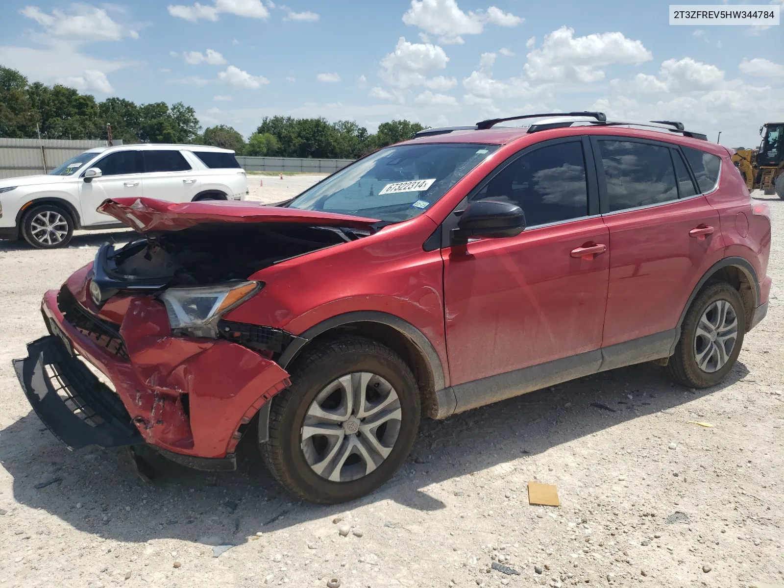 2017 Toyota Rav4 Le VIN: 2T3ZFREV5HW344784 Lot: 67322314