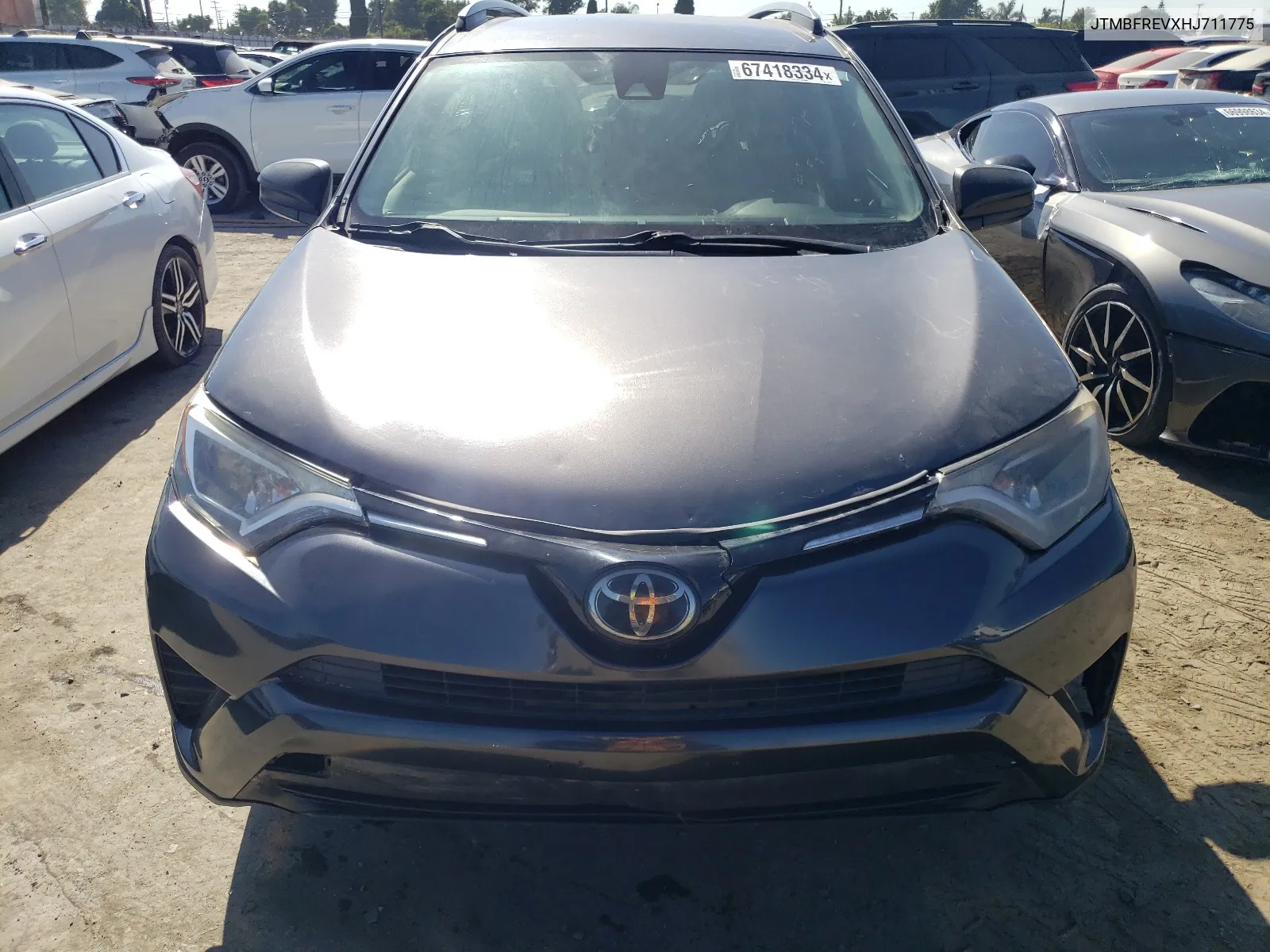 2017 Toyota Rav4 Le VIN: JTMBFREVXHJ711775 Lot: 67418334