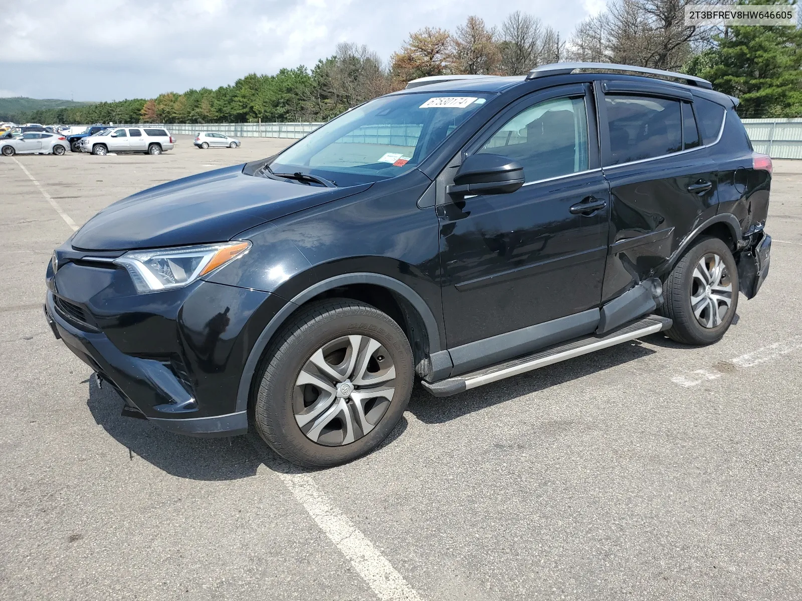 2017 Toyota Rav4 Le VIN: 2T3BFREV8HW646605 Lot: 67530174