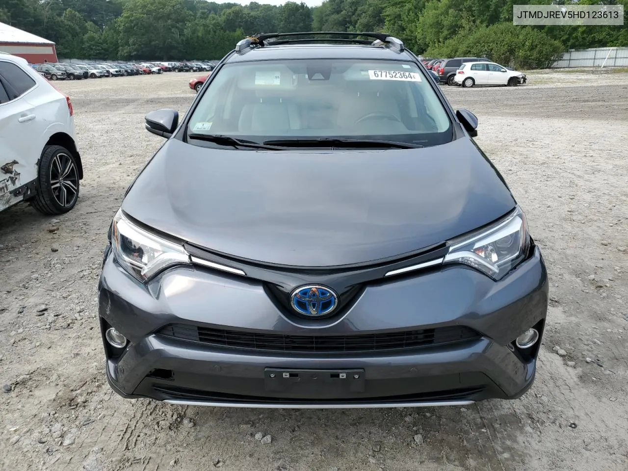 2017 Toyota Rav4 Hv Limited VIN: JTMDJREV5HD123613 Lot: 67752364