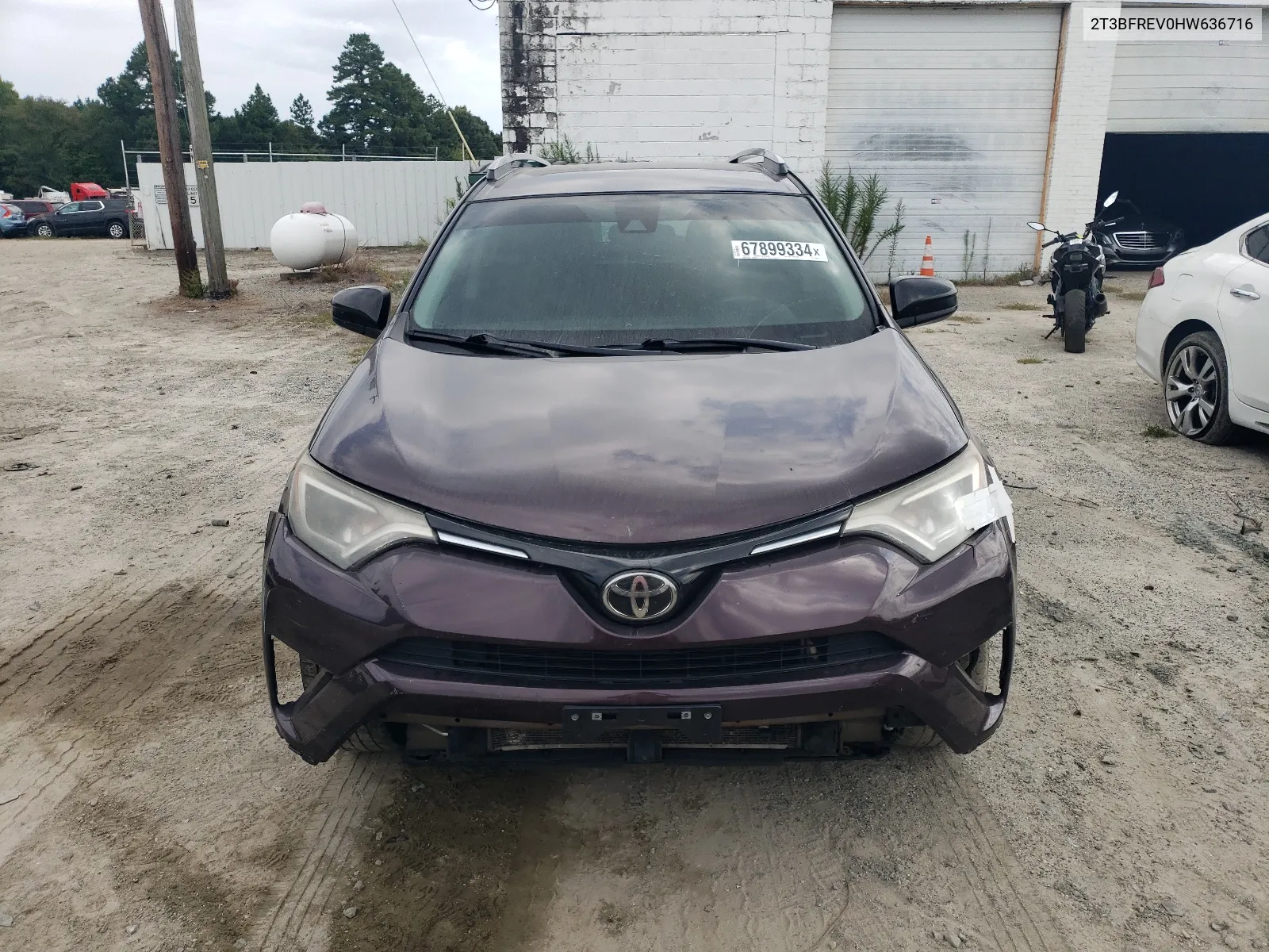 2017 Toyota Rav4 Le VIN: 2T3BFREV0HW636716 Lot: 67899334