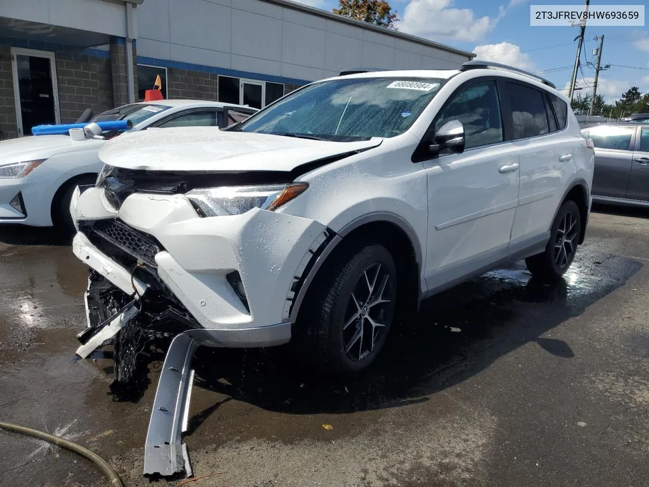 2T3JFREV8HW693659 2017 Toyota Rav4 Se