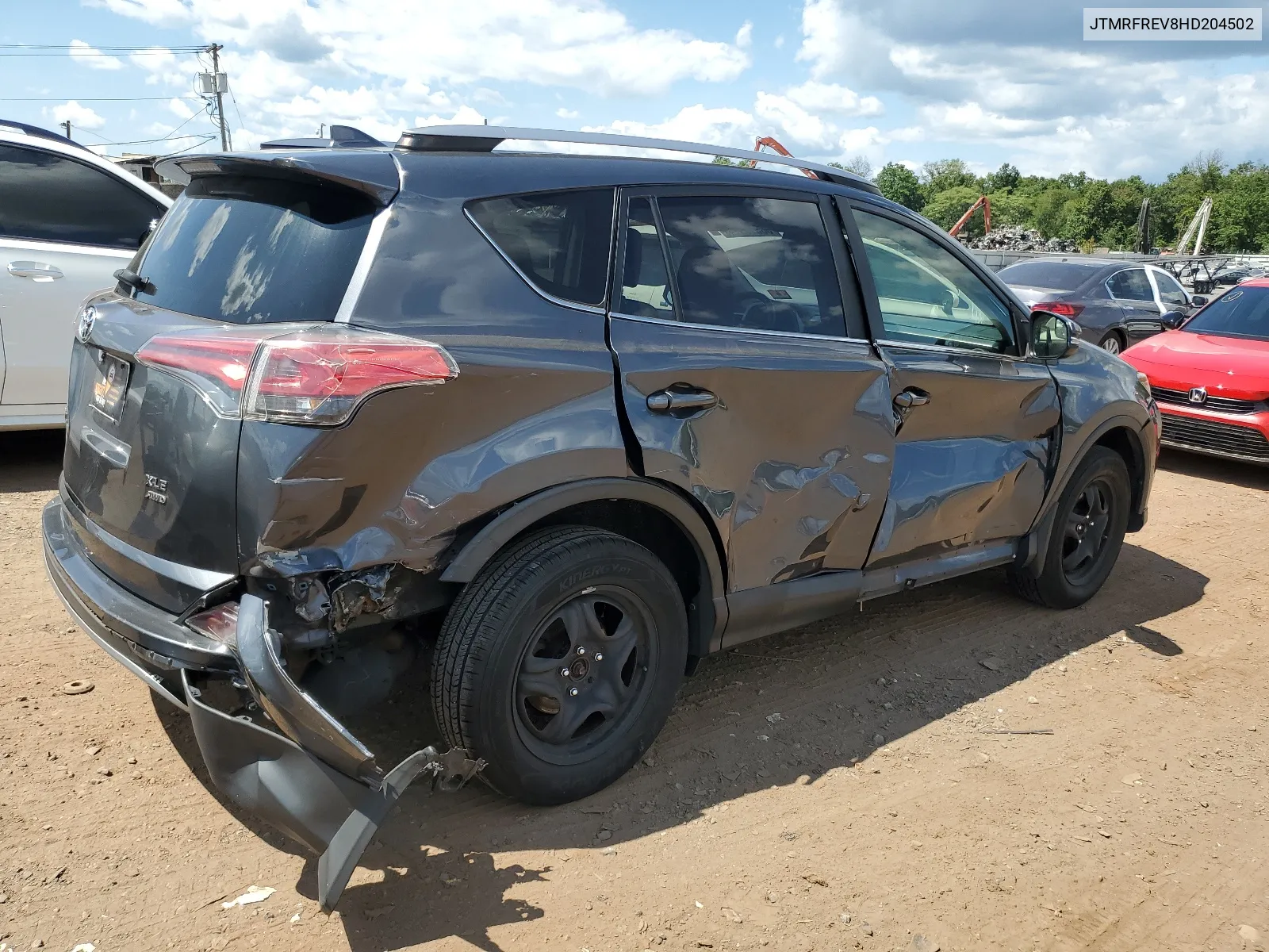 JTMRFREV8HD204502 2017 Toyota Rav4 Xle