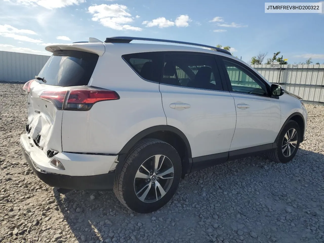 2017 Toyota Rav4 Xle VIN: JTMRFREV8HD200322 Lot: 68335594