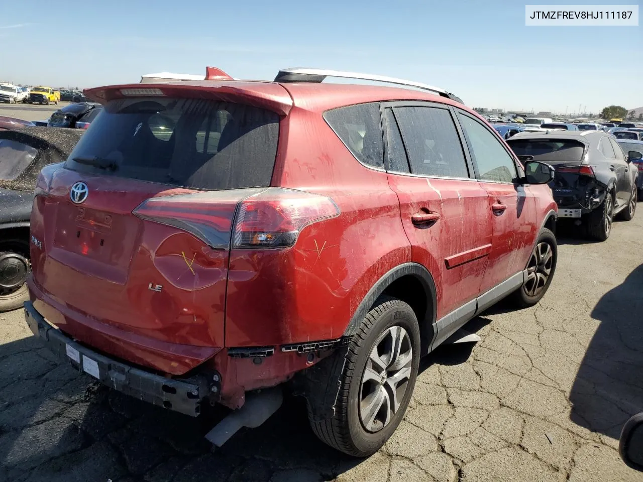 JTMZFREV8HJ111187 2017 Toyota Rav4 Le