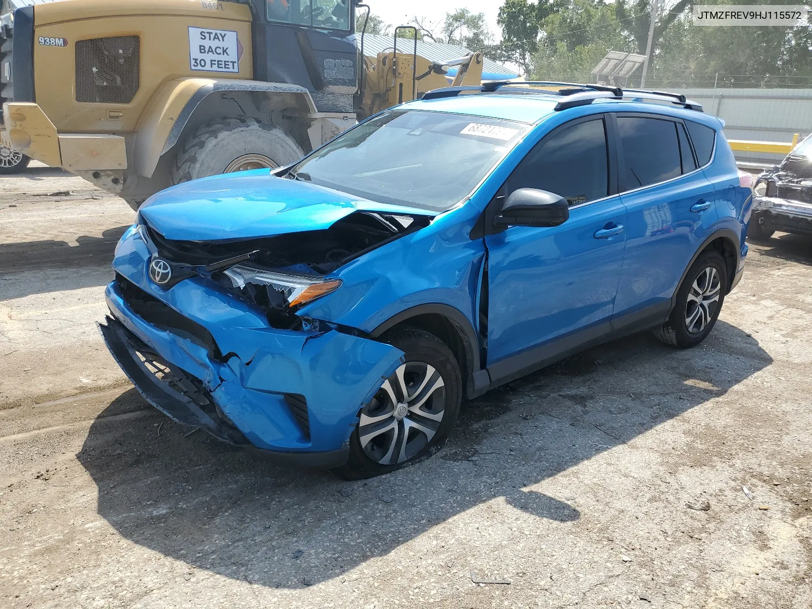 JTMZFREV9HJ115572 2017 Toyota Rav4 Le