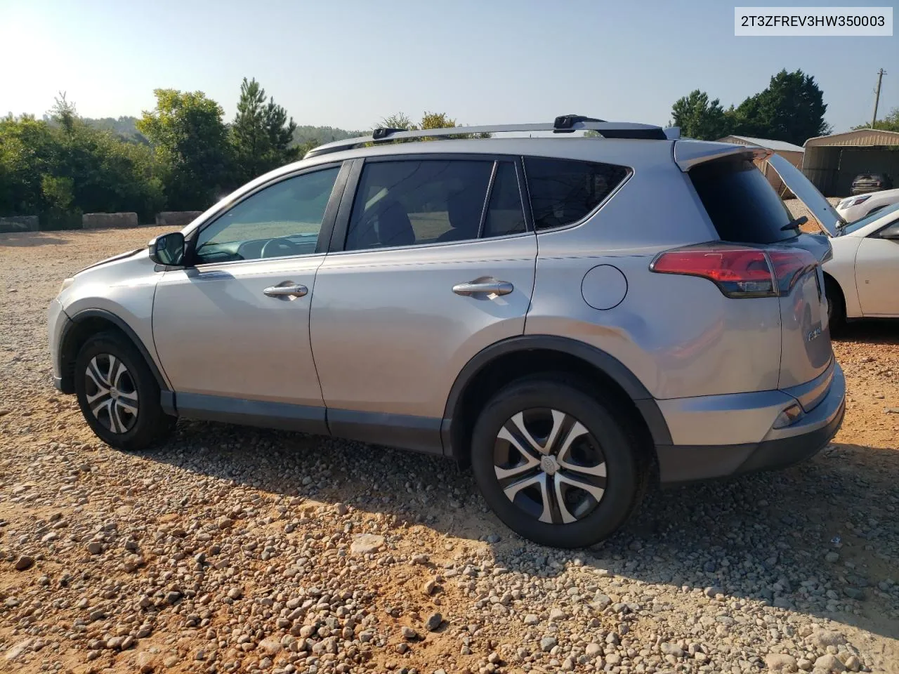 2017 Toyota Rav4 Le VIN: 2T3ZFREV3HW350003 Lot: 68866894