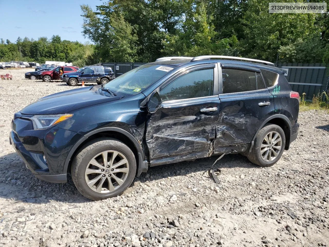 2017 Toyota Rav4 Limited VIN: 2T3DFREV9HW594085 Lot: 68989444