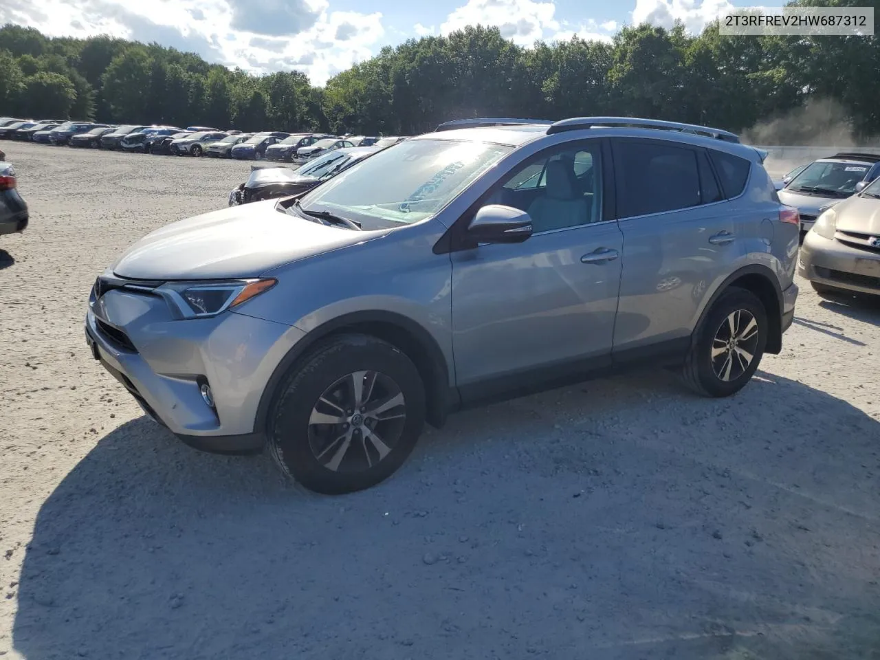 2017 Toyota Rav4 Xle VIN: 2T3RFREV2HW687312 Lot: 69134774