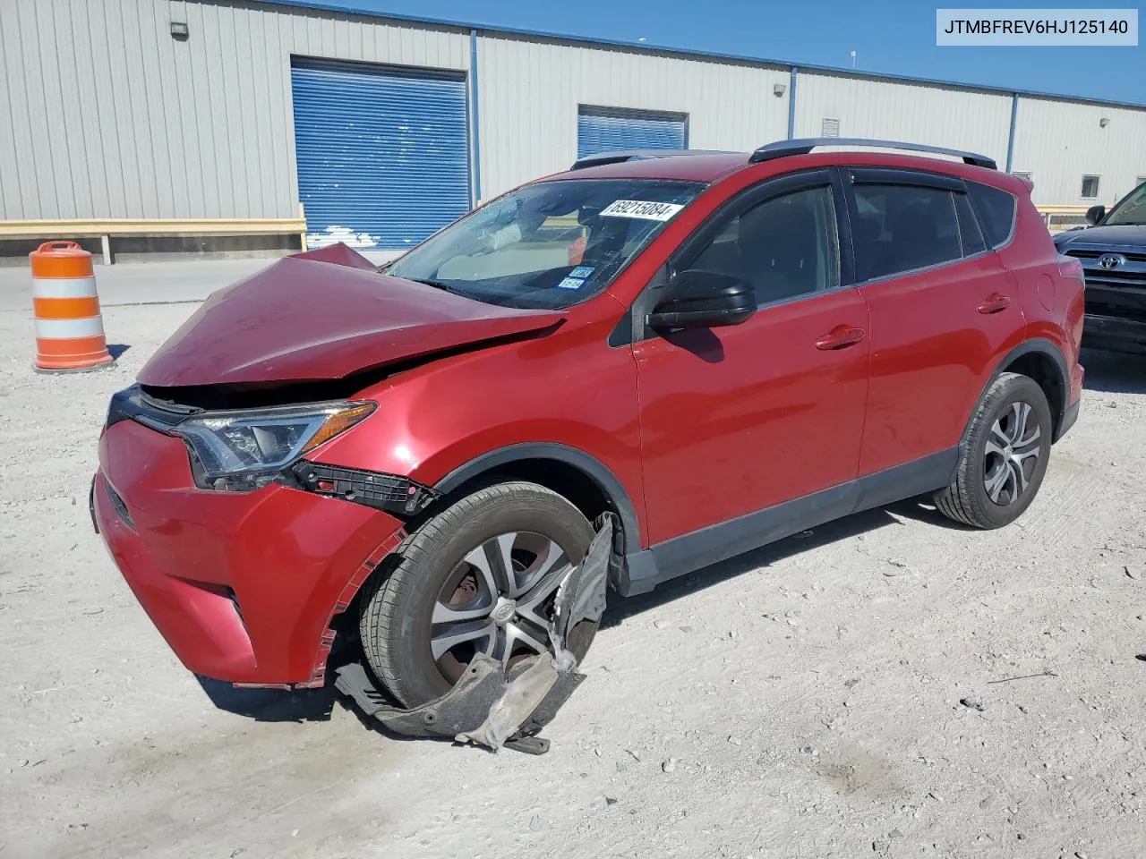 2017 Toyota Rav4 Le VIN: JTMBFREV6HJ125140 Lot: 69215084