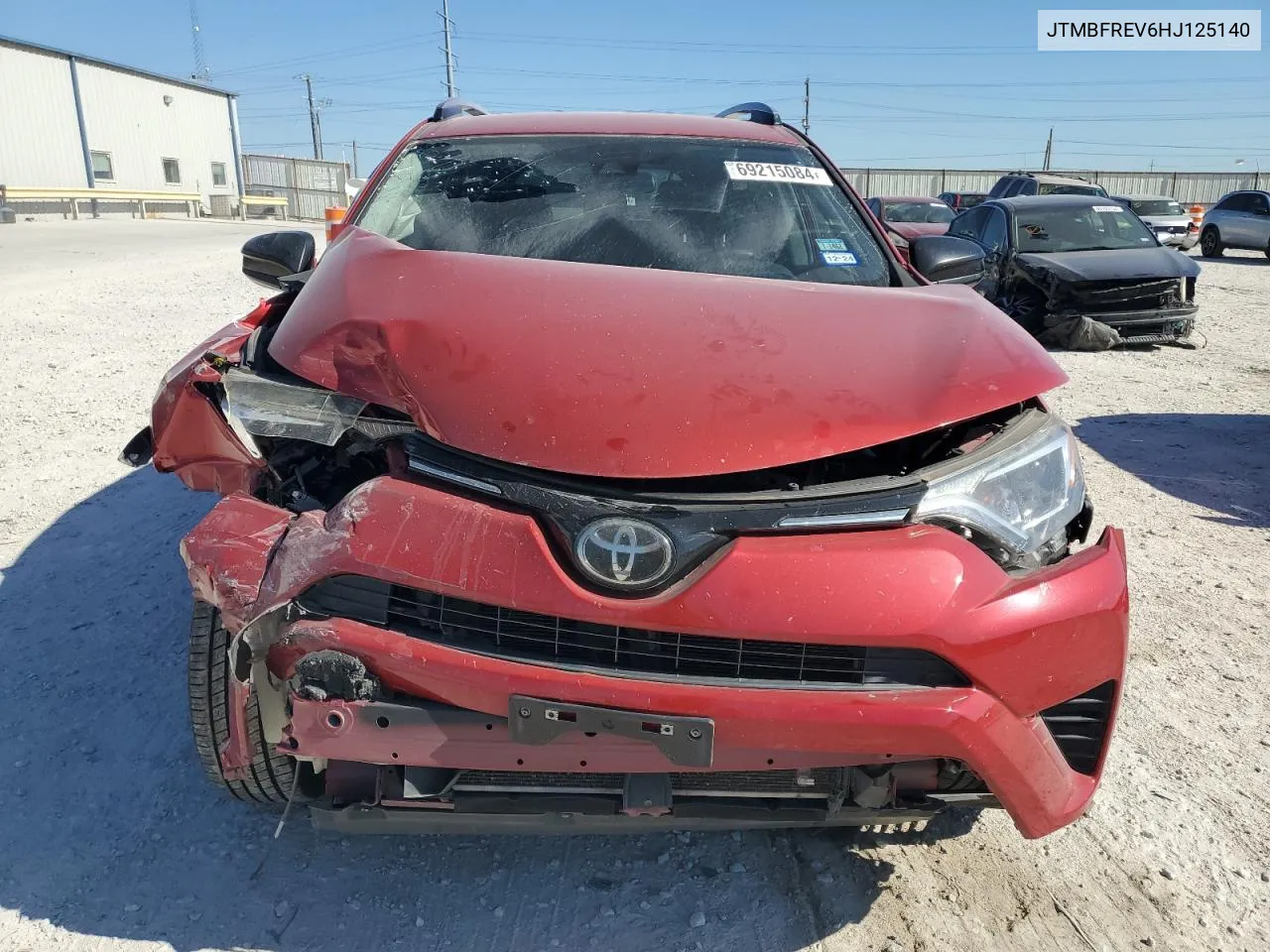 2017 Toyota Rav4 Le VIN: JTMBFREV6HJ125140 Lot: 69215084