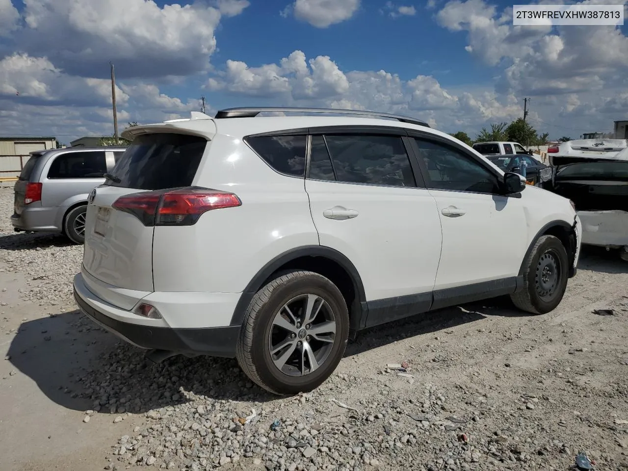 2T3WFREVXHW387813 2017 Toyota Rav4 Xle