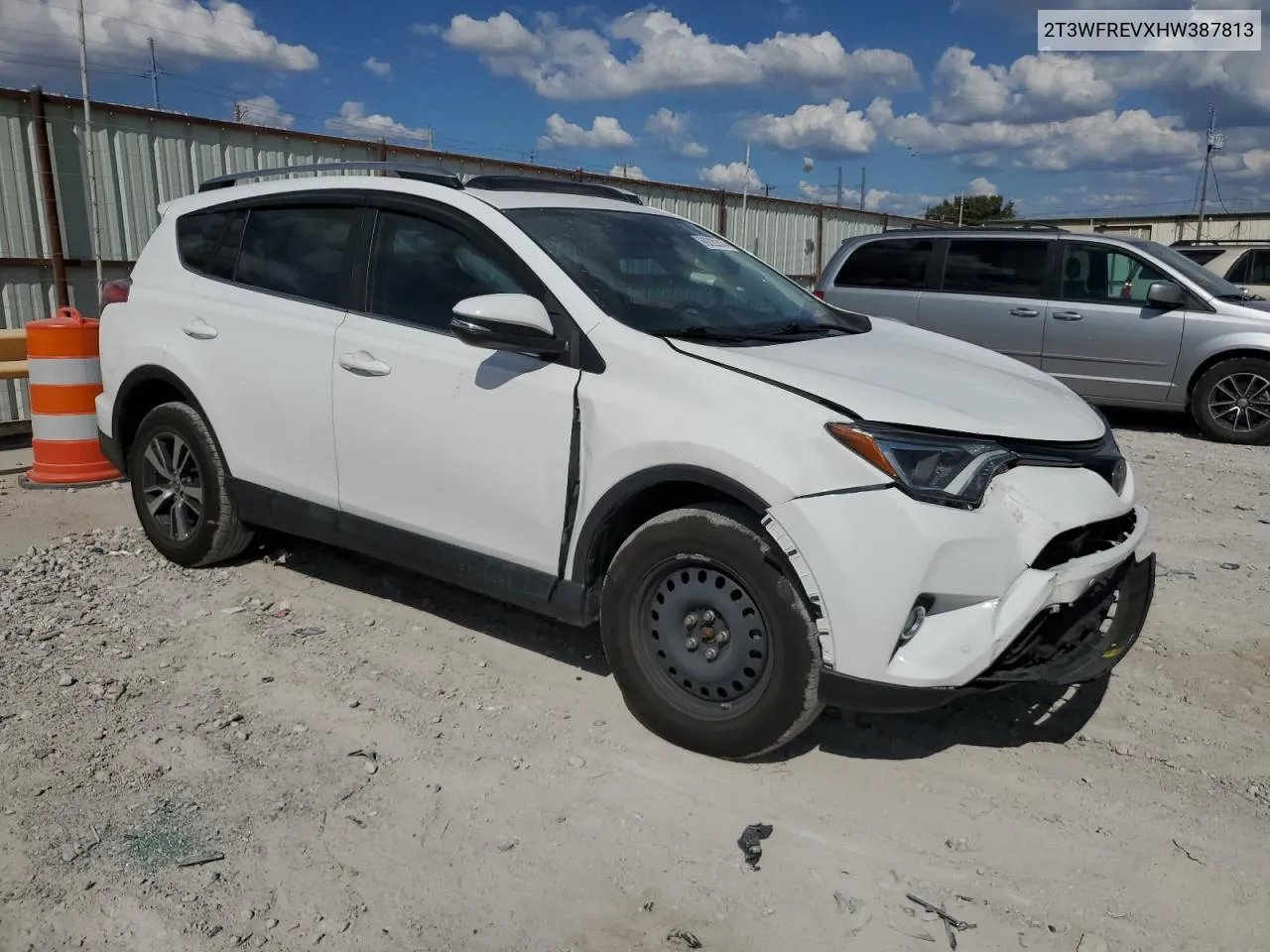 2T3WFREVXHW387813 2017 Toyota Rav4 Xle