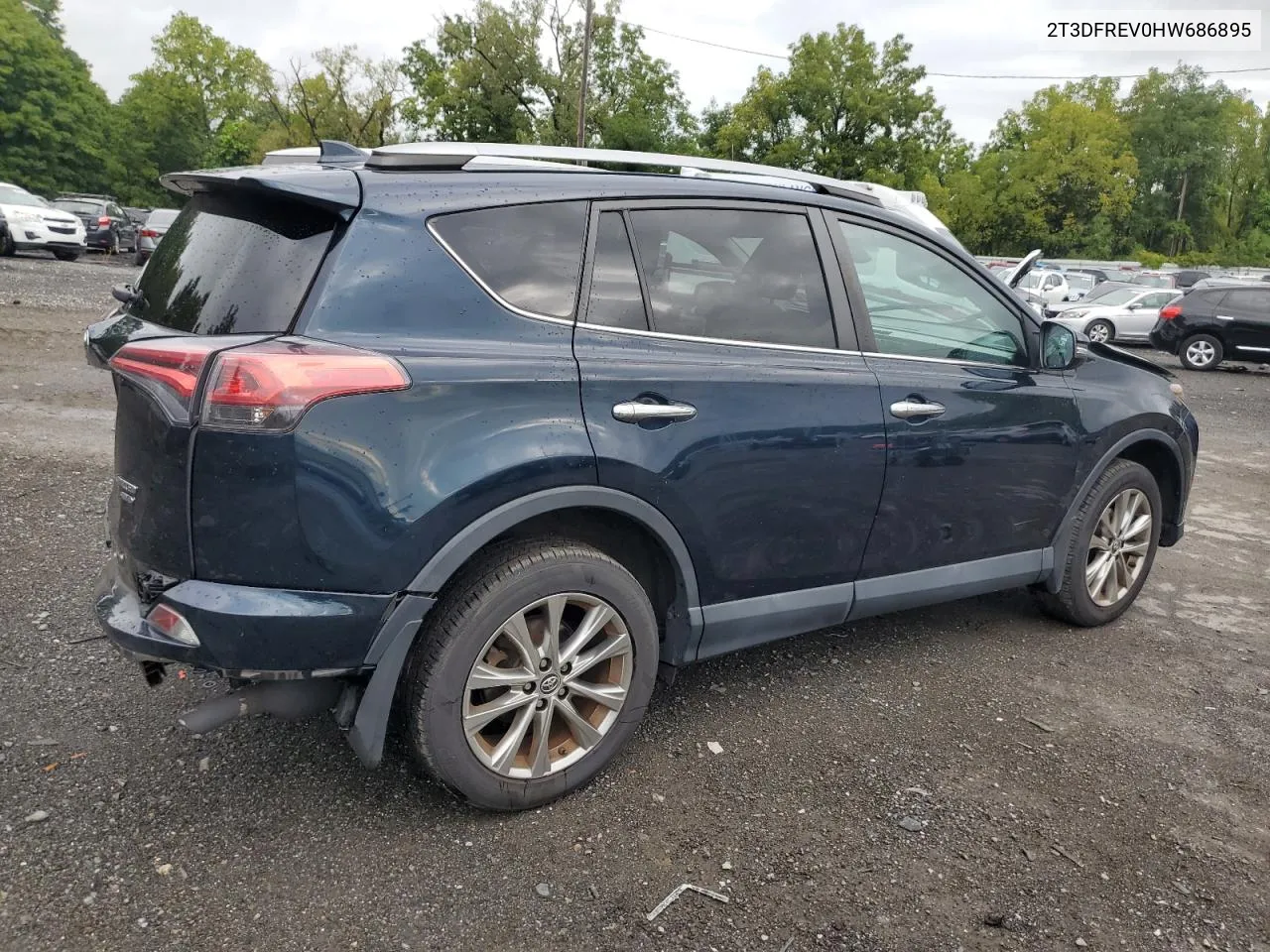 2017 Toyota Rav4 Limited VIN: 2T3DFREV0HW686895 Lot: 69227724