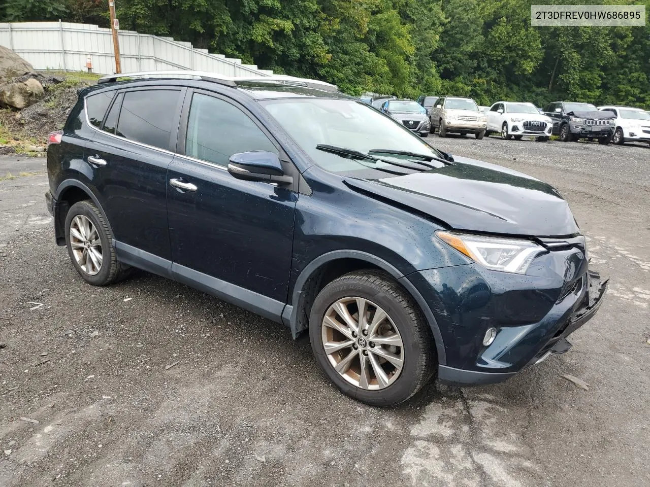 2017 Toyota Rav4 Limited VIN: 2T3DFREV0HW686895 Lot: 69227724