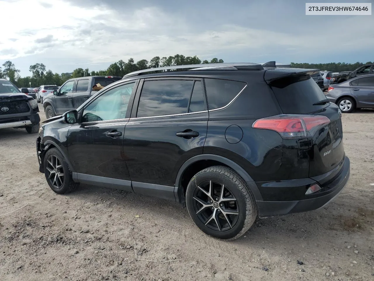 2017 Toyota Rav4 Se VIN: 2T3JFREV3HW674646 Lot: 69287194