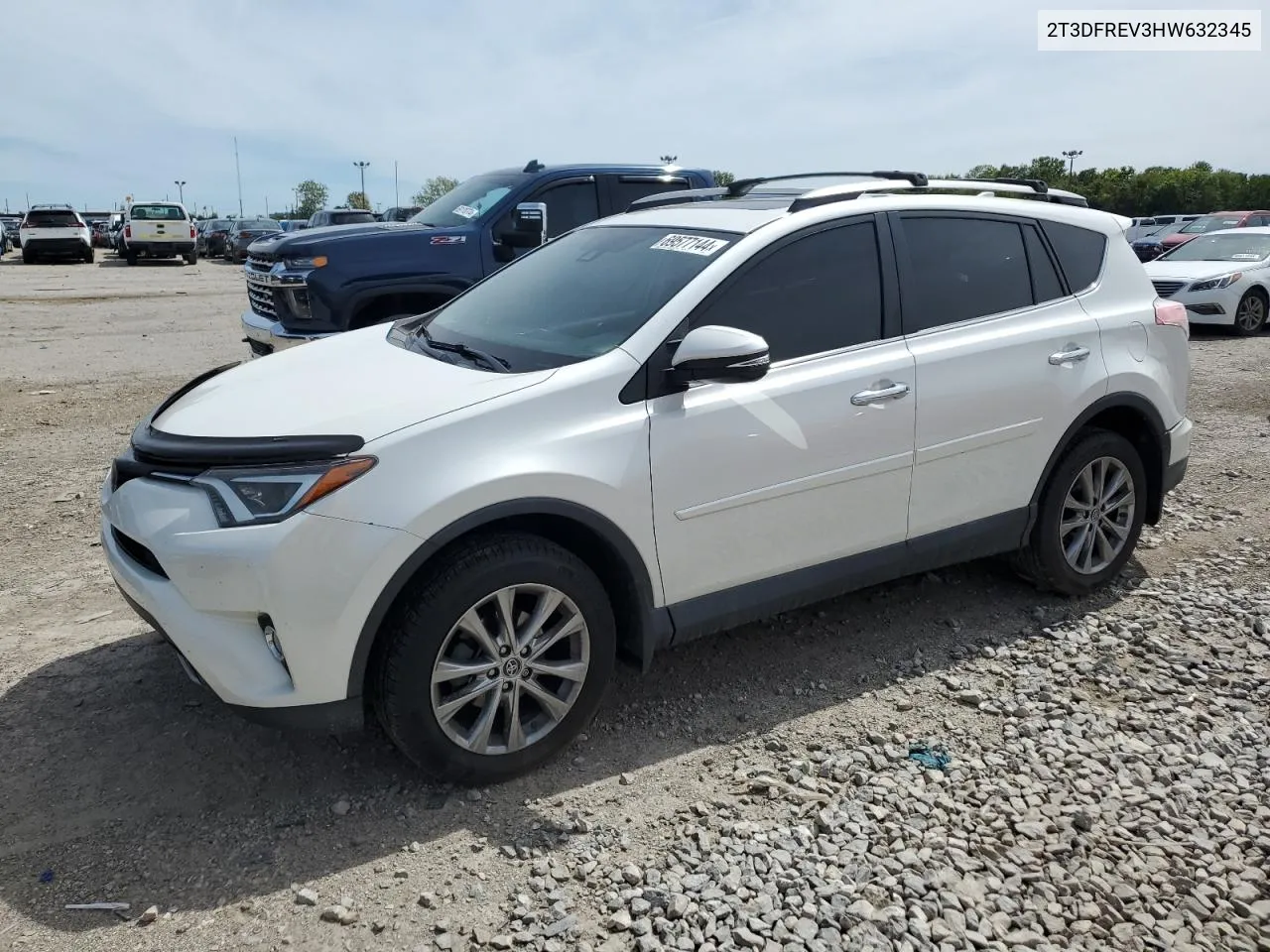 2017 Toyota Rav4 Limited VIN: 2T3DFREV3HW632345 Lot: 69577144