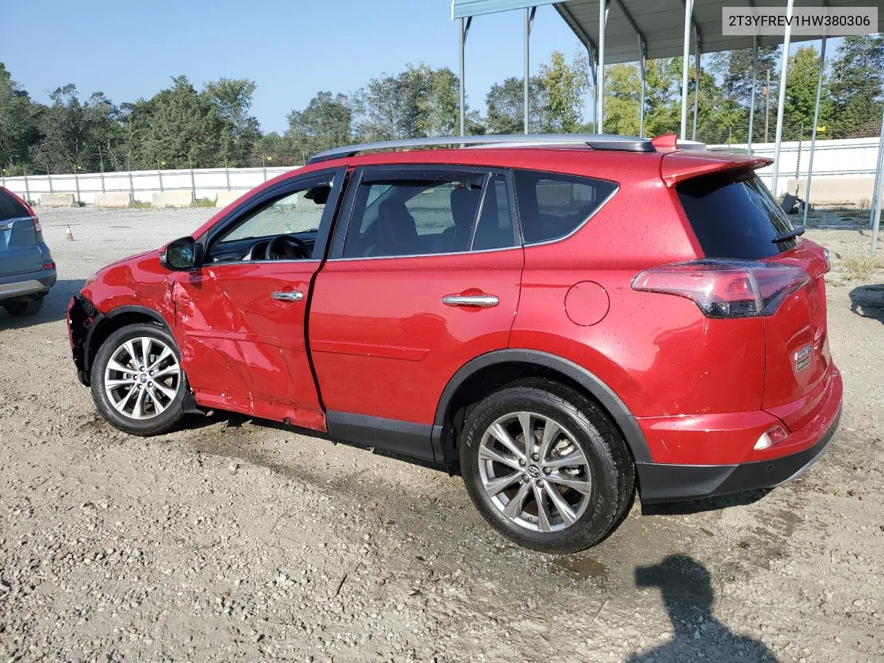 2T3YFREV1HW380306 2017 Toyota Rav4 Limited