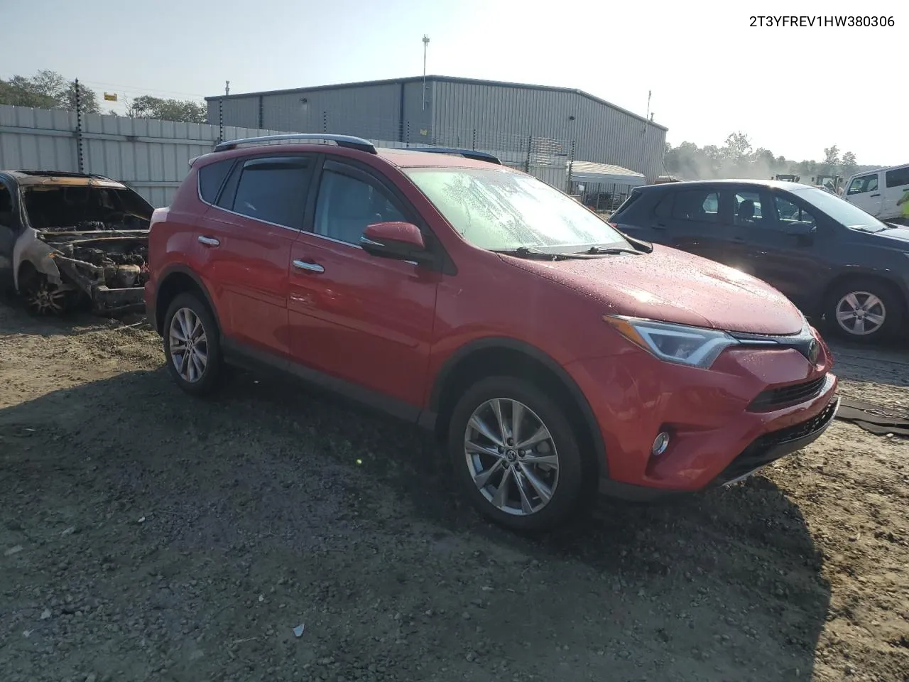 2T3YFREV1HW380306 2017 Toyota Rav4 Limited