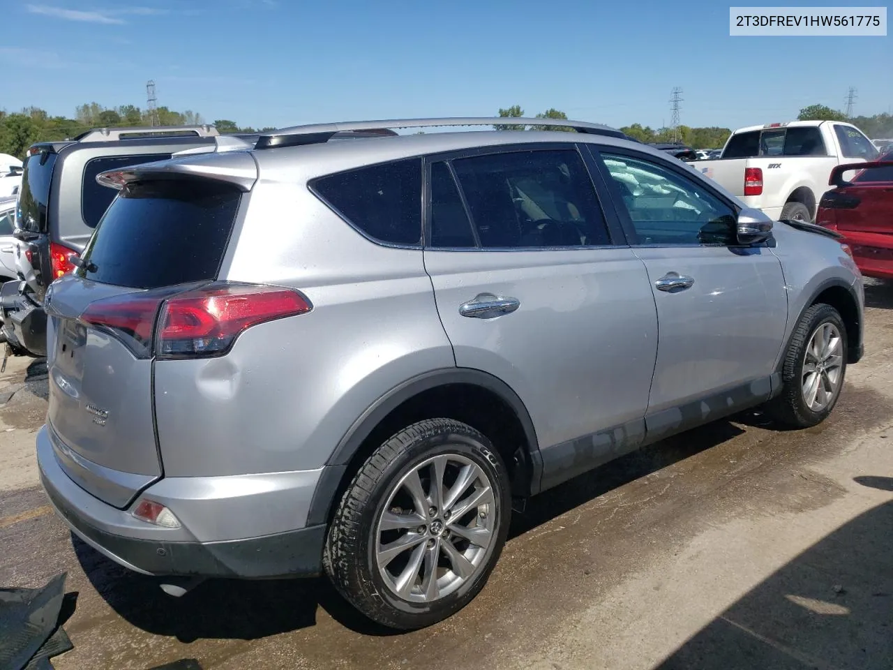 2T3DFREV1HW561775 2017 Toyota Rav4 Limited