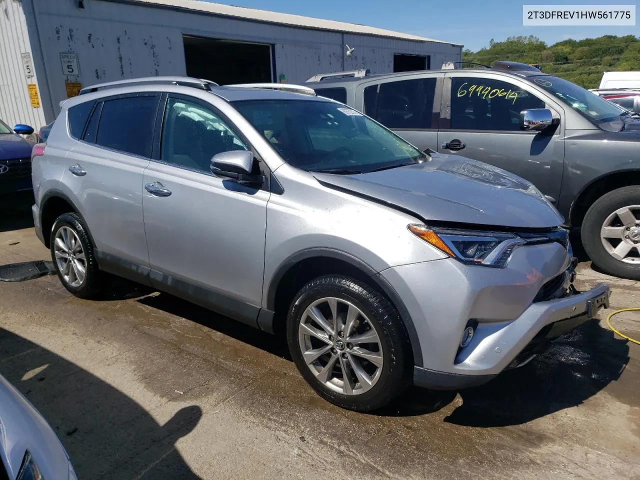 2017 Toyota Rav4 Limited VIN: 2T3DFREV1HW561775 Lot: 69762014