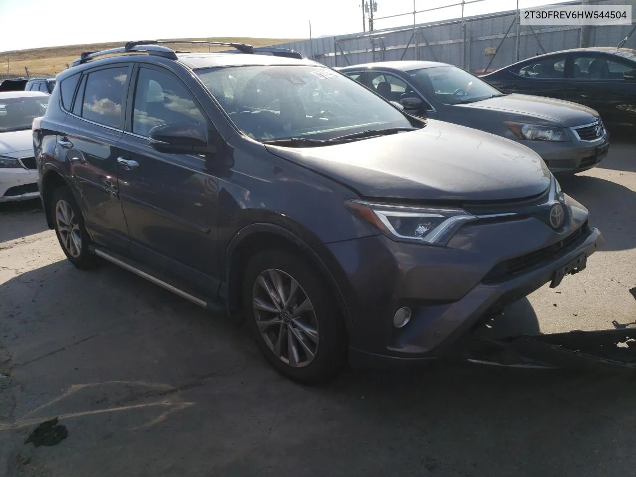 2T3DFREV6HW544504 2017 Toyota Rav4 Limited