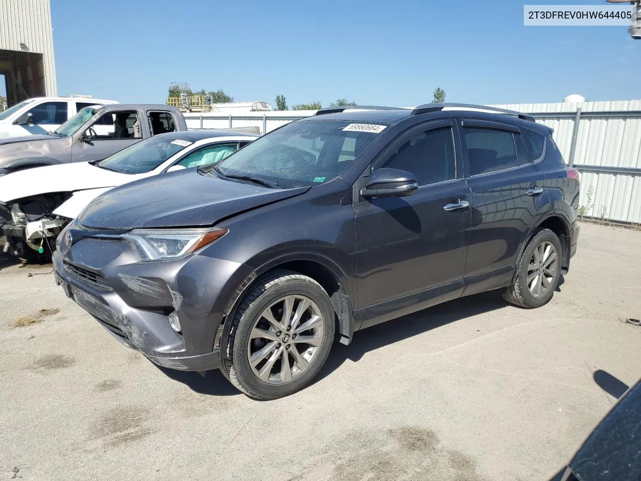 2017 Toyota Rav4 Limited VIN: 2T3DFREV0HW644405 Lot: 69860664