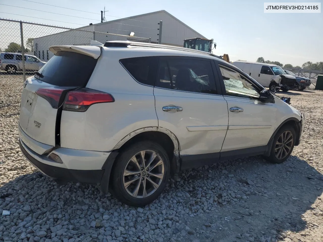 2017 Toyota Rav4 Limited VIN: JTMDFREV3HD214185 Lot: 69883154