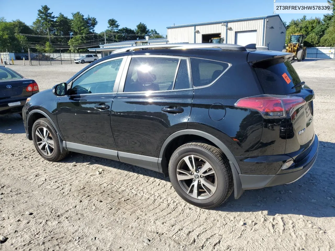 2017 Toyota Rav4 Xle VIN: 2T3RFREV3HW578339 Lot: 69917554