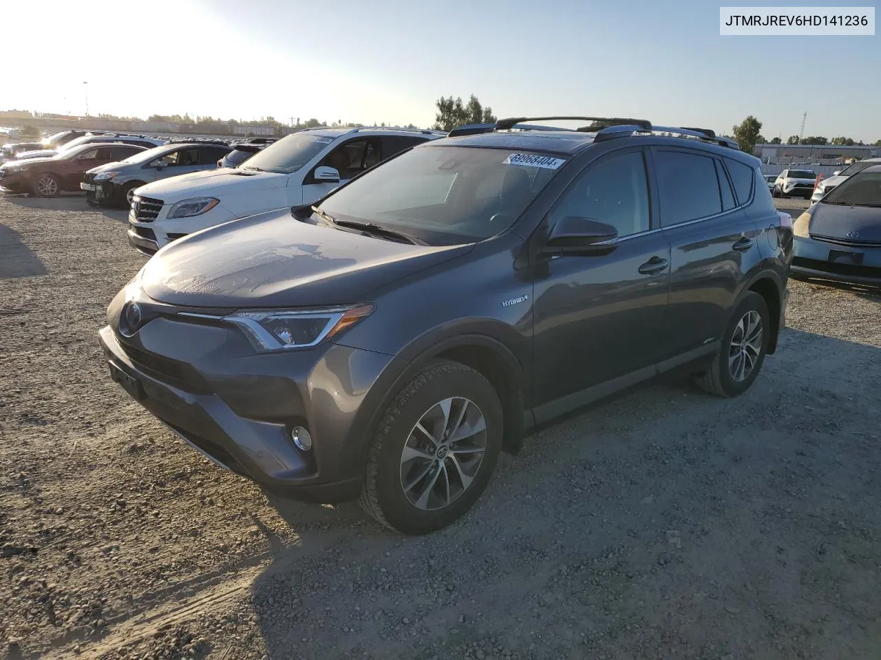 2017 Toyota Rav4 Hv Le VIN: JTMRJREV6HD141236 Lot: 69968404