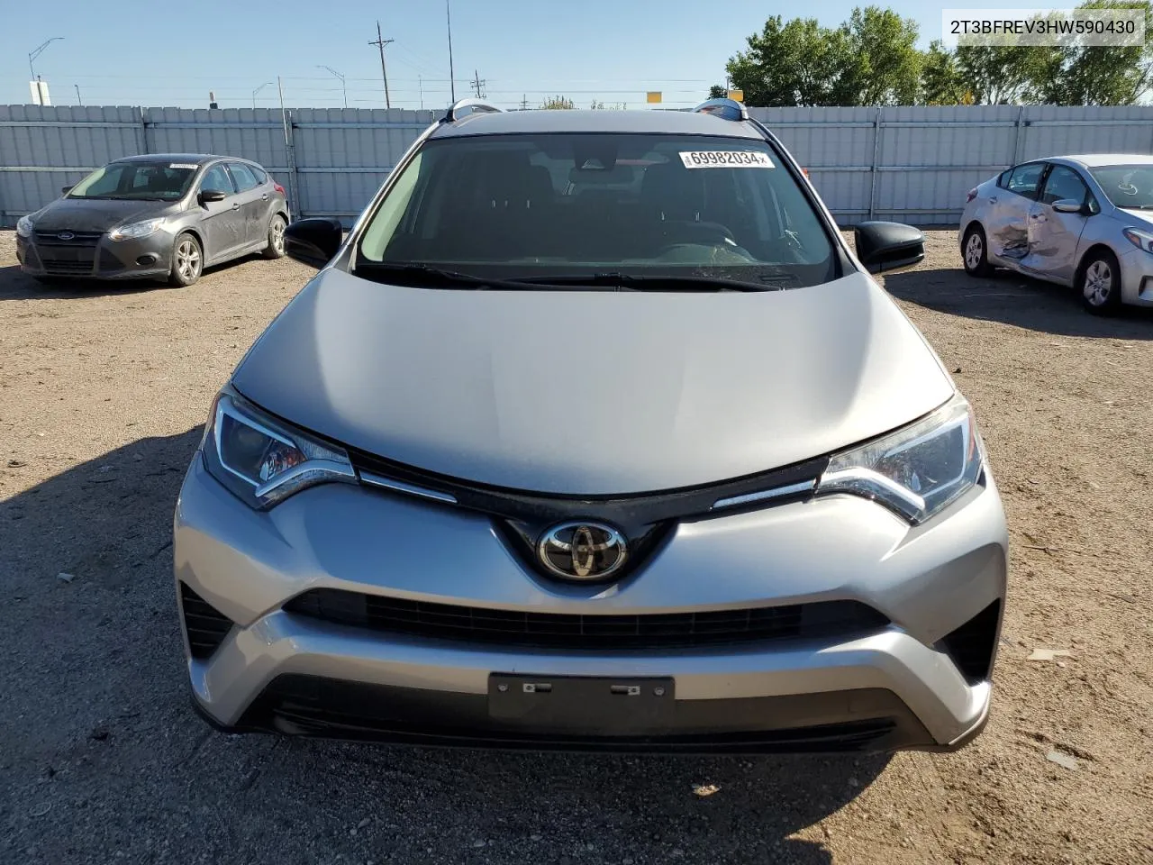 2017 Toyota Rav4 Le VIN: 2T3BFREV3HW590430 Lot: 69982034