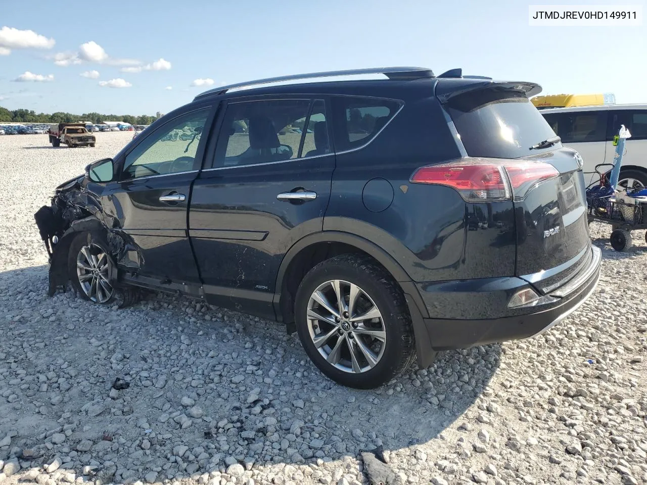 2017 Toyota Rav4 Hv Limited VIN: JTMDJREV0HD149911 Lot: 70388134